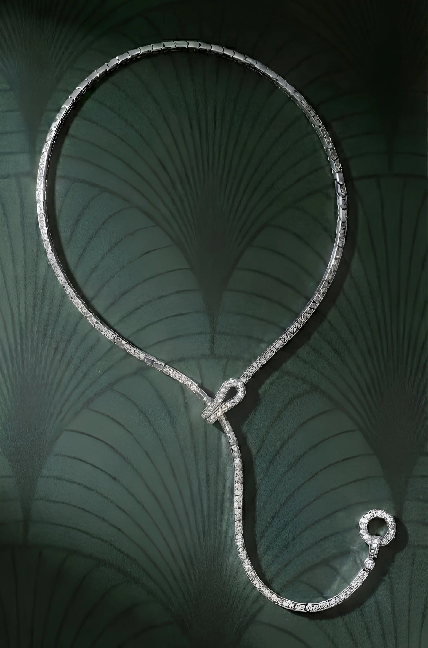 Cartier, 18K Gold Diamond Necklace Cartier