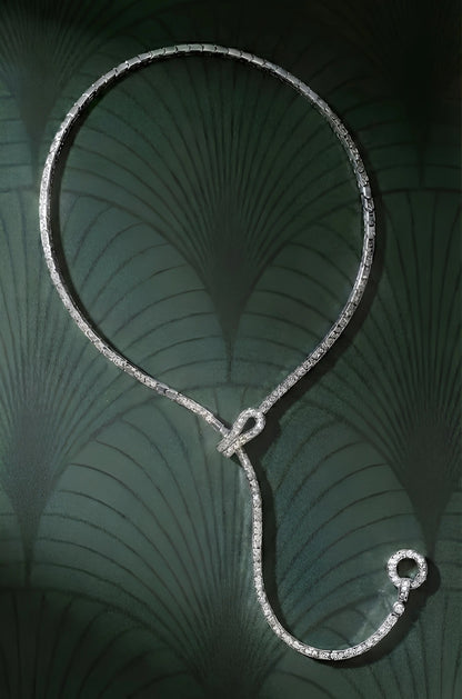 Cartier, 18K Gold Diamond Necklace Cartier