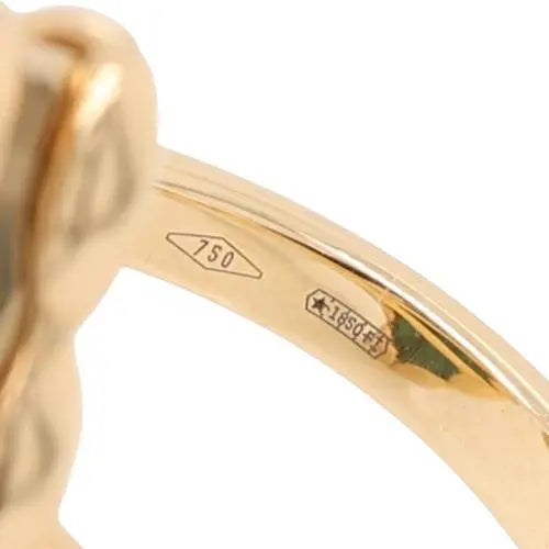 Ferri Firenze, 18K Gold Malachite Yellow Diamond Ring