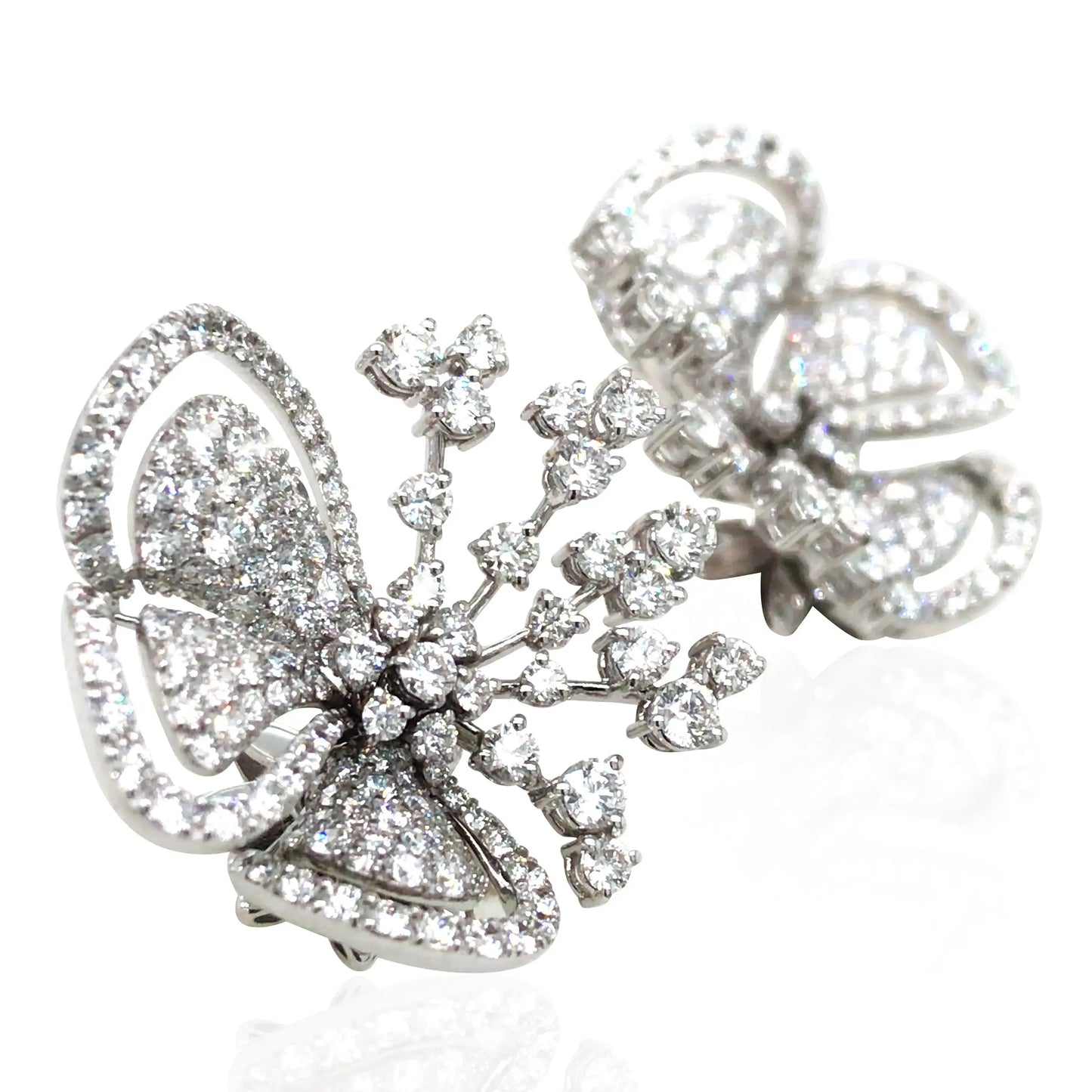 Ferri Firenze, 18K Gold Diamond Earrings Ferri Firenze