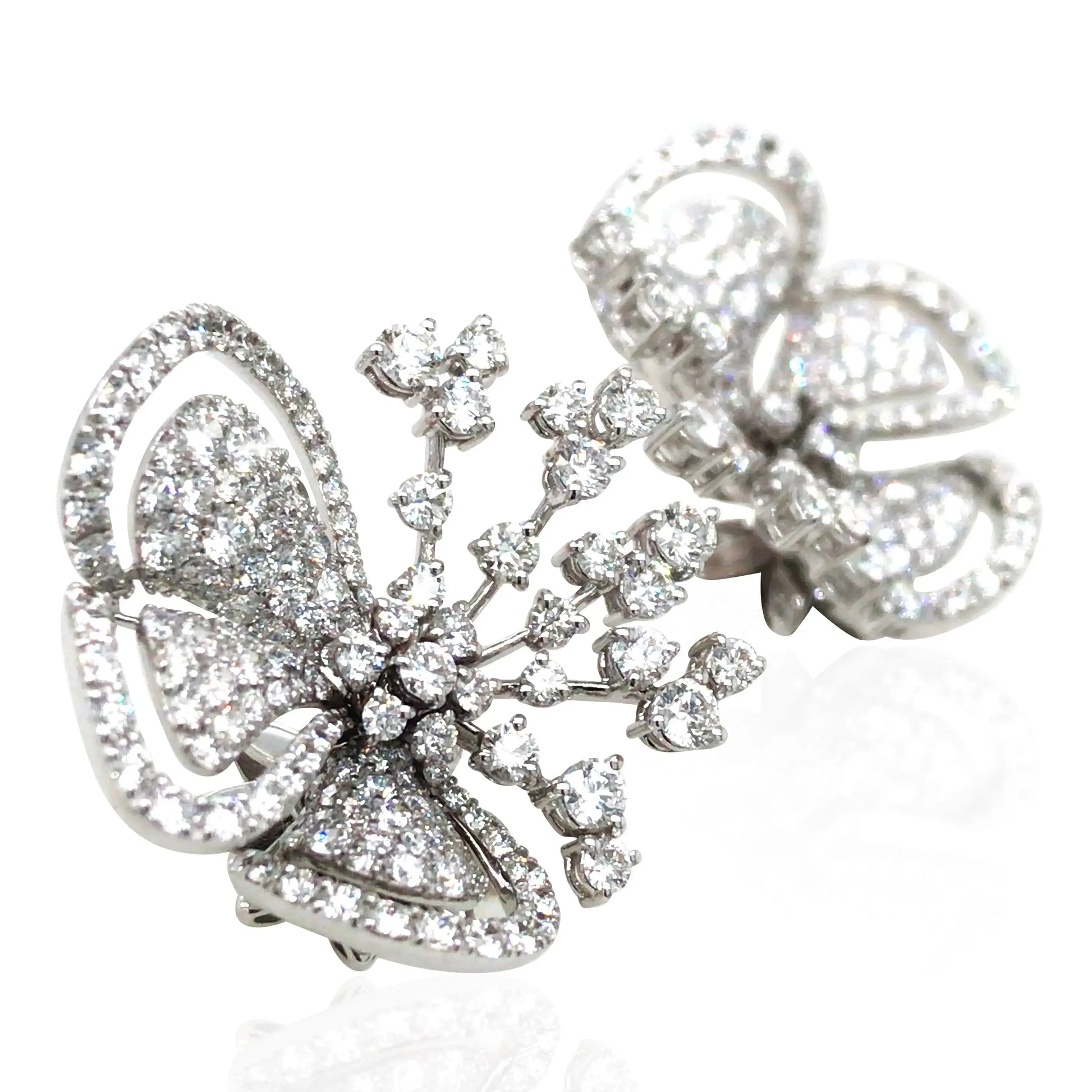 Ferri Firenze, 18K Gold Diamond Earrings Ferri Firenze