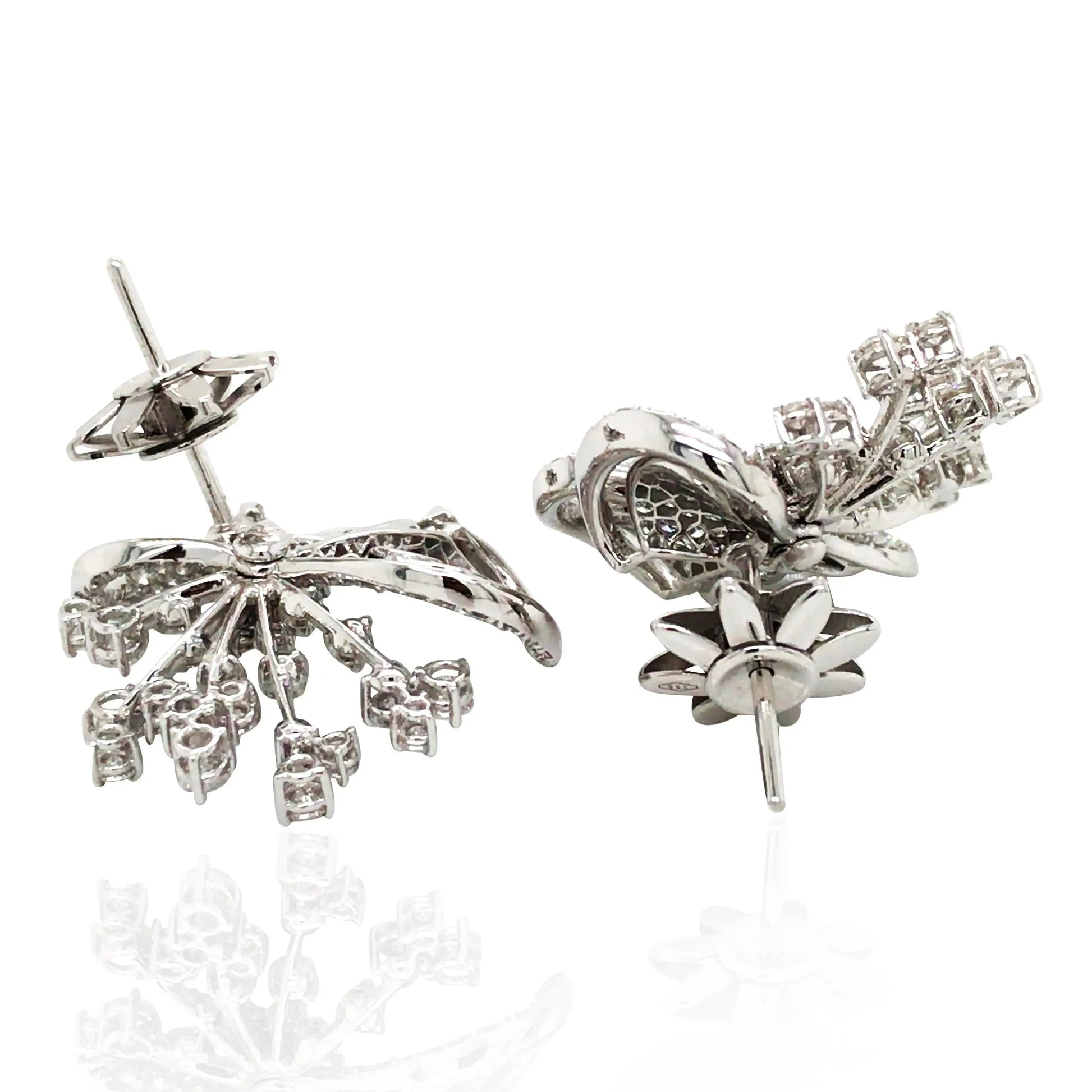 Ferri Firenze, 18K Gold Diamond Earrings Ferri Firenze