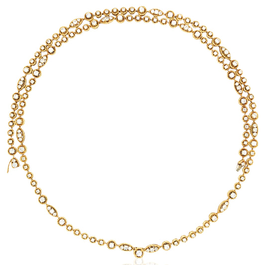 Van Cleef & Arpels, 18K Gold Diamond Necklace
