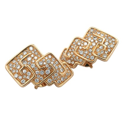Marina B, 18K Gold Diamond Earrings Marina B