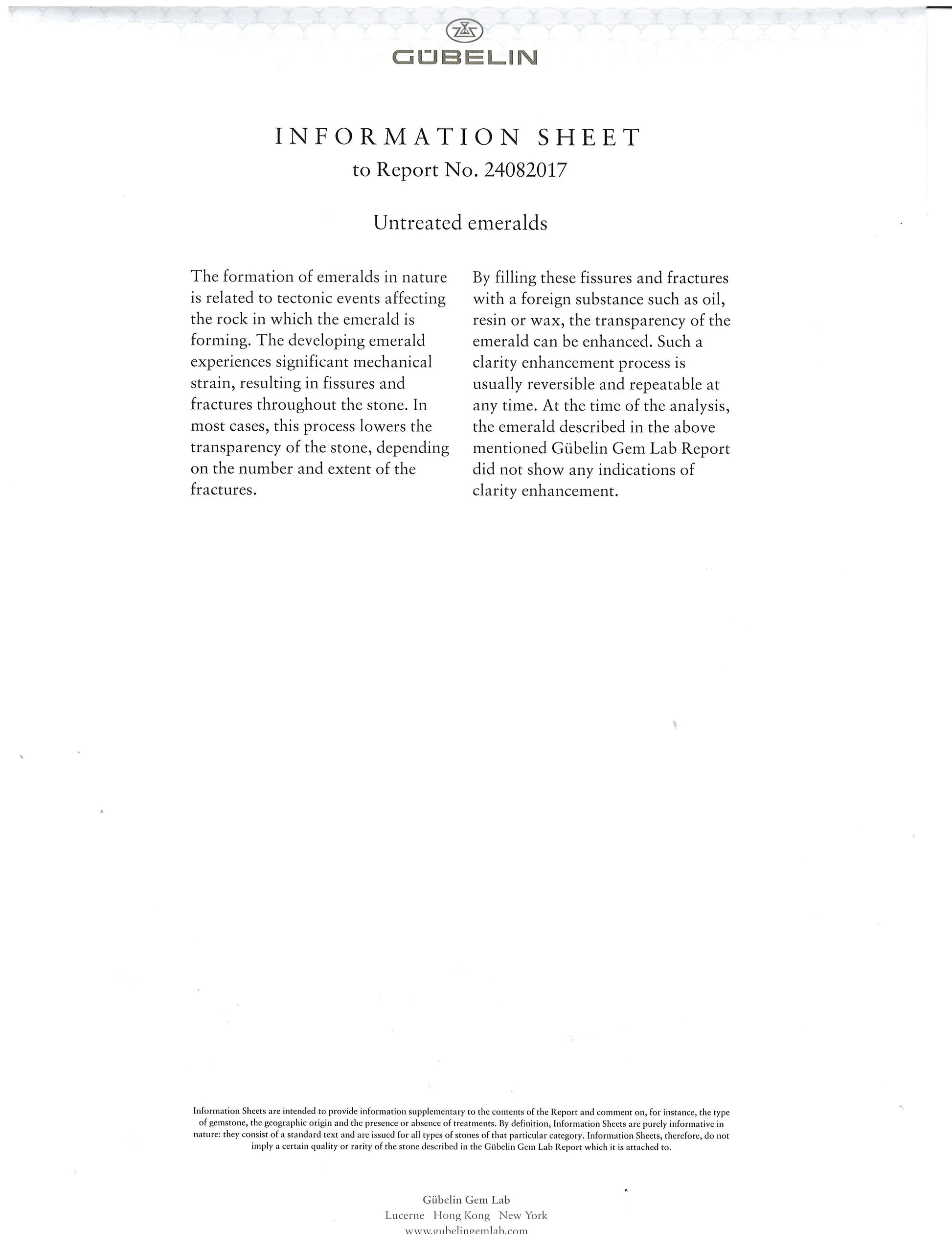 Oscar Heyman, Platinum 18K Gold 4.61ct Colombia no-oil Emerald Diamond Ring, Gubelin, AGL, GIA Oscar Heyman