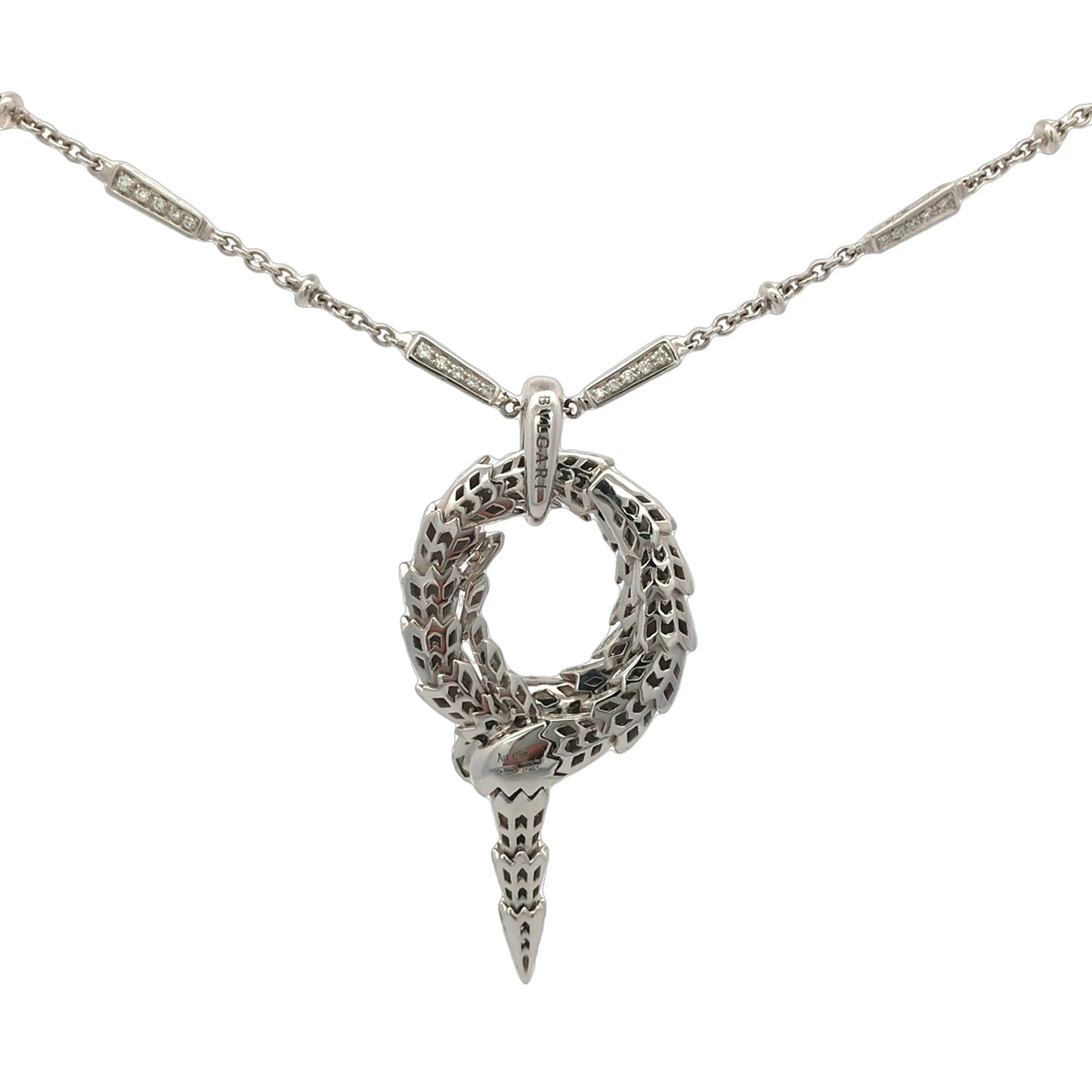 Bvlgari, Diamond Snake Necklace Bvlgari
