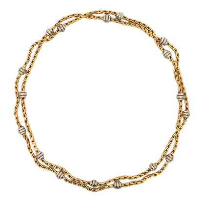Cartier, Two-tone Gold Necklace