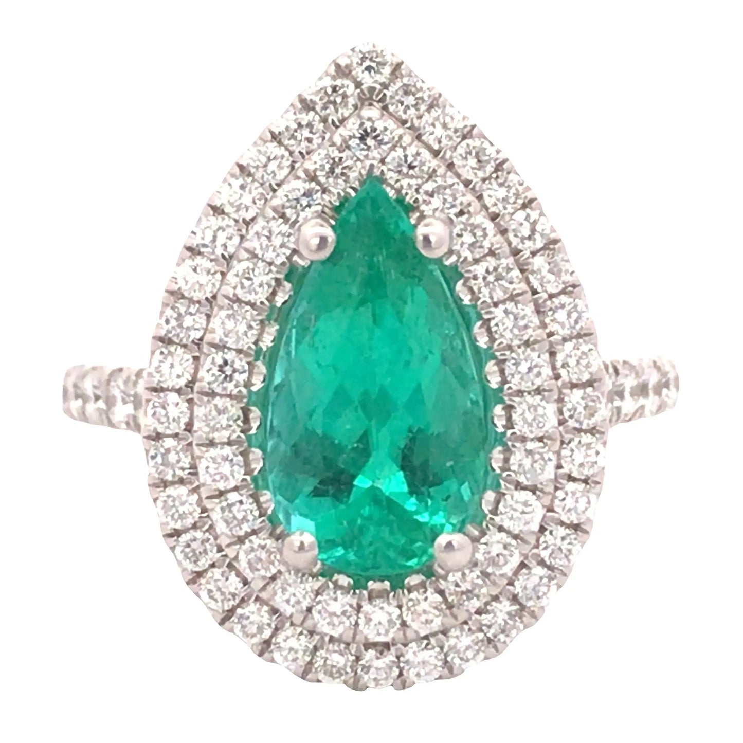 14K Gold 1.72ct Paraiba Diamond Ring, GIA, AGL Lueur Jewelry
