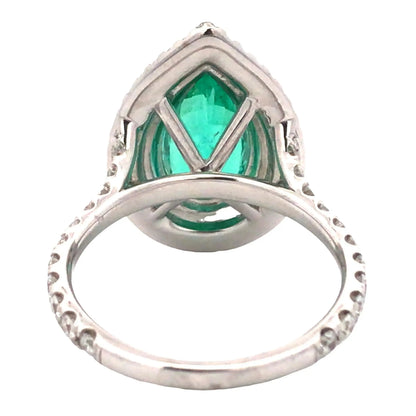 14K Gold 1.72ct Paraiba Diamond Ring, GIA, AGL Lueur Jewelry