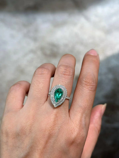 1.72ct Brazil Paraiba Diamond Ring, GIA, AGL