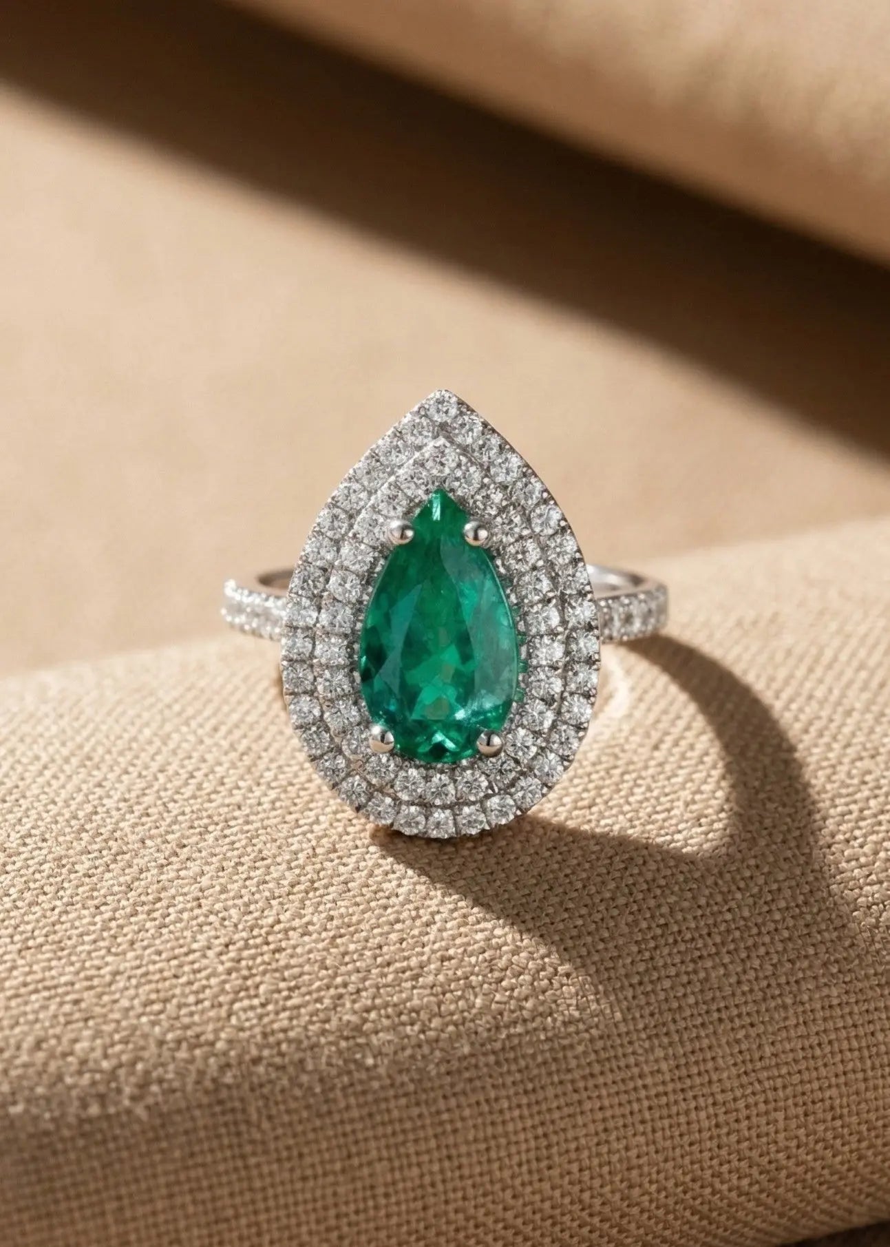 1.72ct Brazil Paraiba Diamond Ring, GIA, AGL Lueur Jewelry
