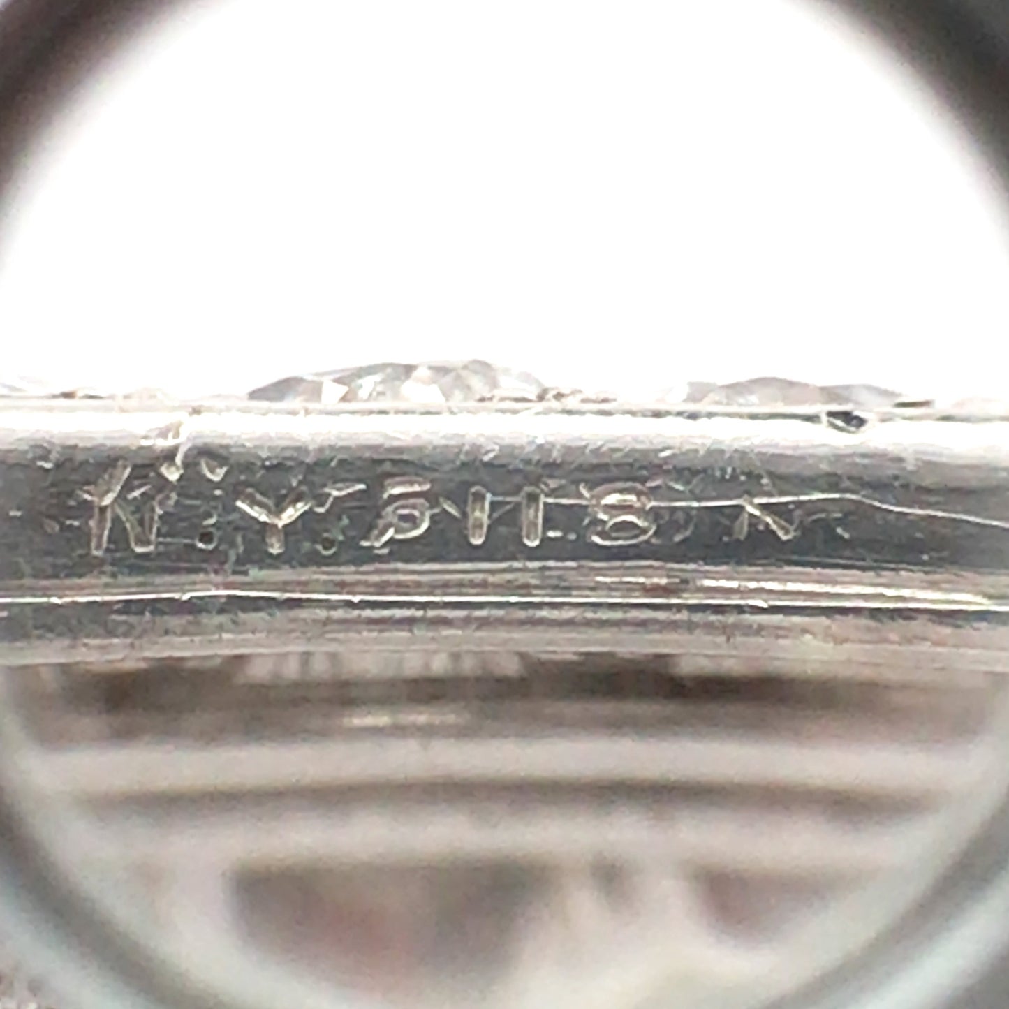 Van Cleef & Arpels, Platinum Double Clip Diamond Brooch VCA