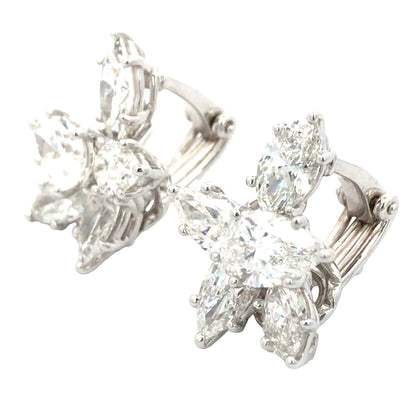 Harry Winston, Platinum Diamond Earrings, Valuation Harry Winston