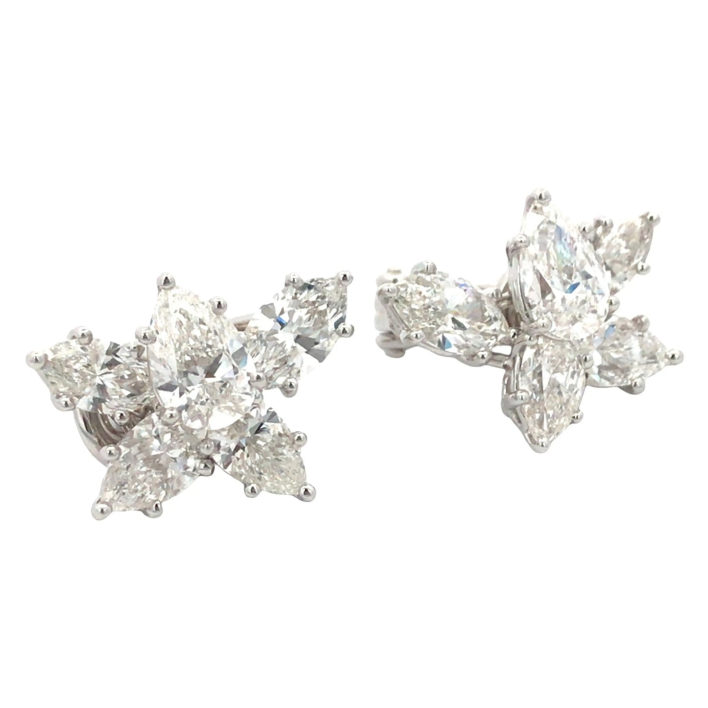 Harry Winston, Platinum Diamond Earrings, Valuation Harry Winston