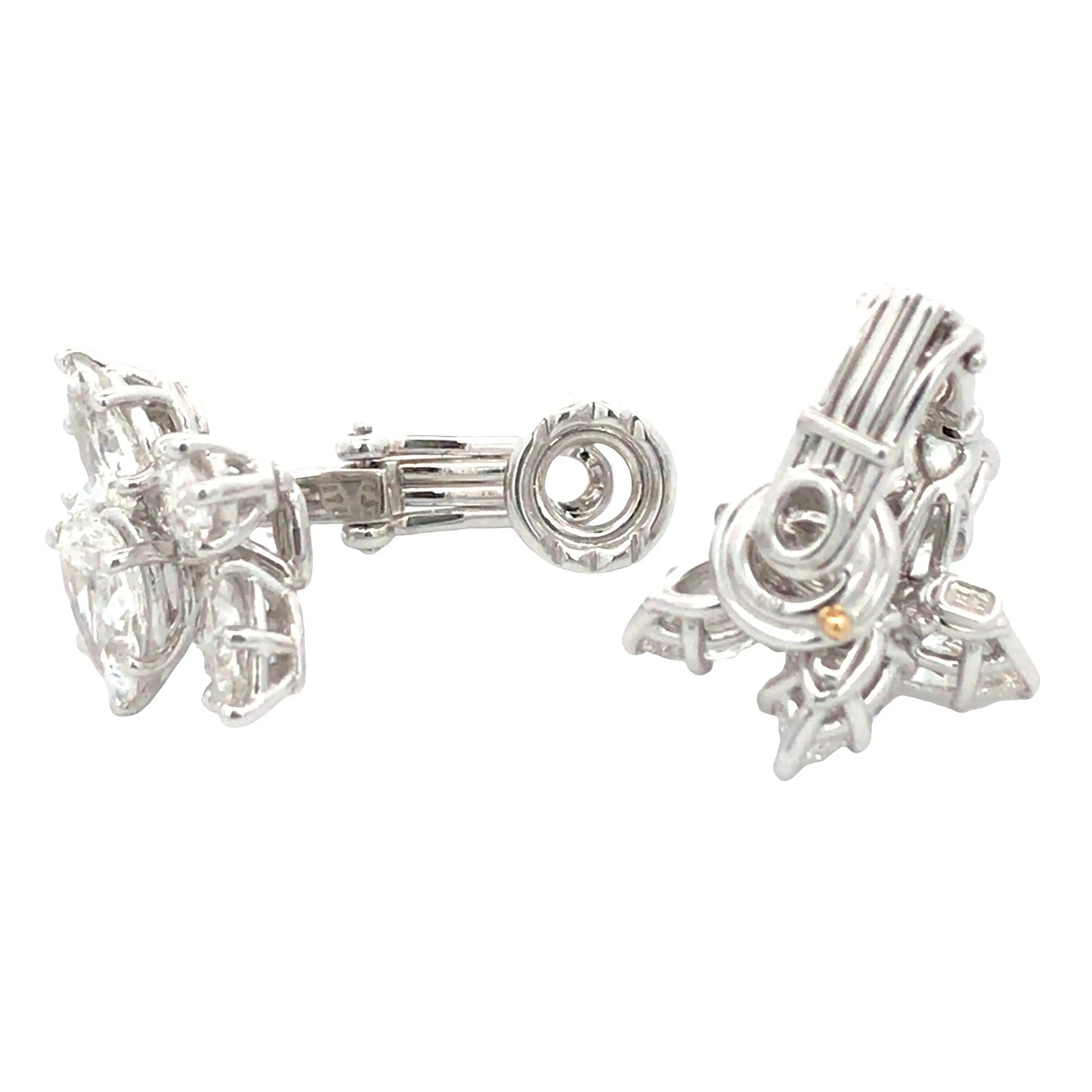 Harry Winston, Platinum Diamond Earrings, Valuation Harry Winston