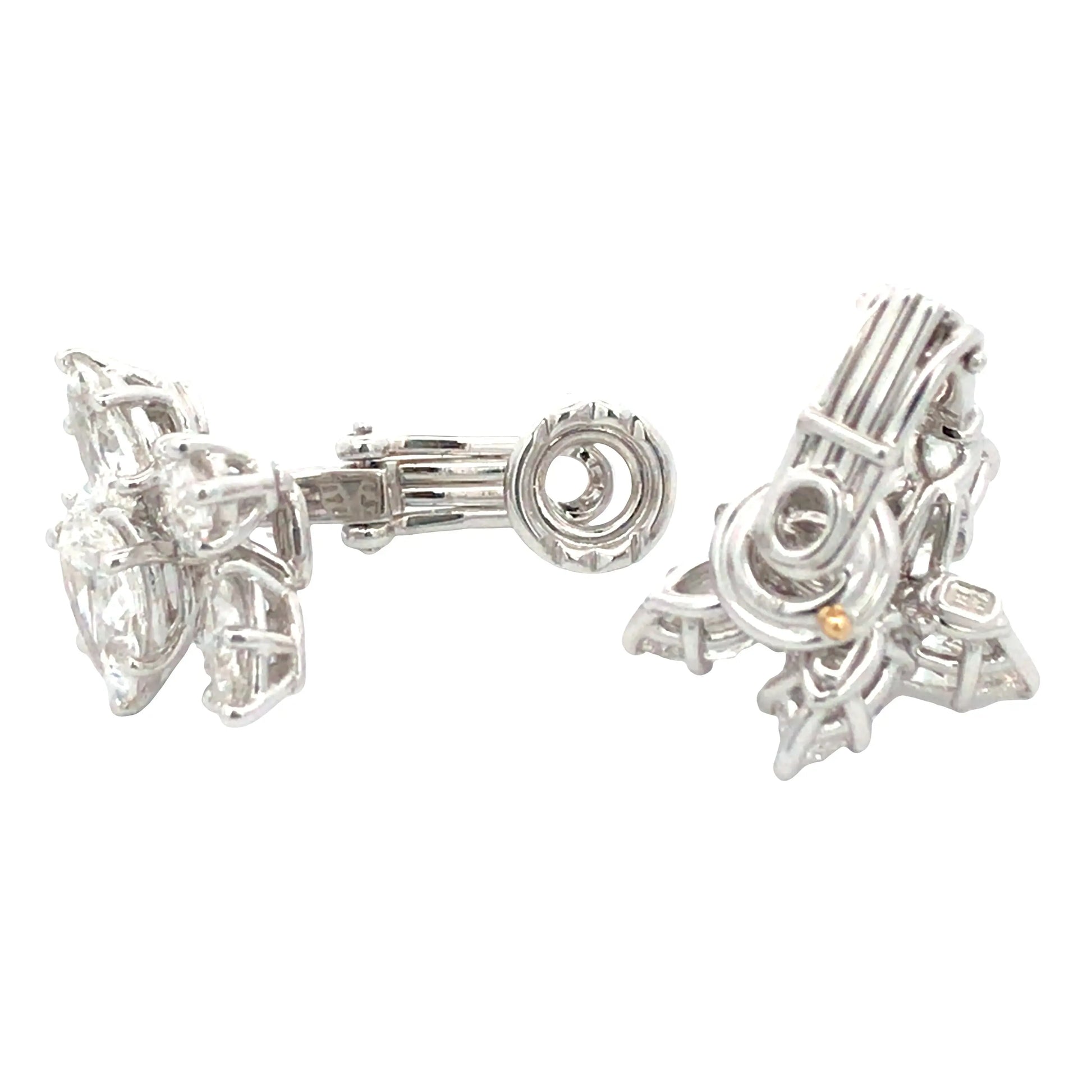 Harry Winston, Platinum Diamond Earrings, Valuation Harry Winston