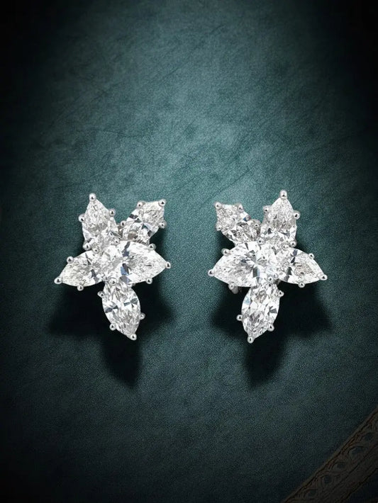 Harry Winston, Platinum Diamond Earrings, Valuation Harry Winston
