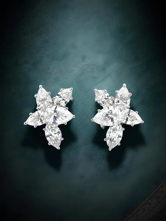 Harry Winston, Platinum Diamond Earrings, Valuation Harry Winston