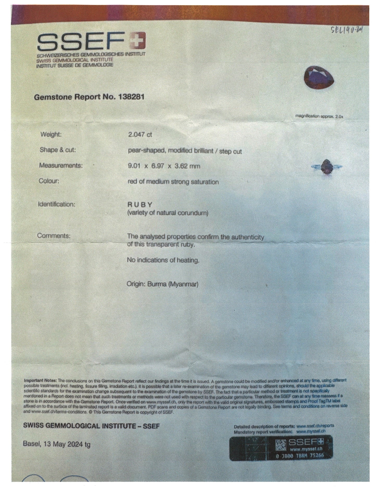 Platinum 18K Gold 2.047ct Burma no-heat Ruby Diamond Toi& Moi Ring, SSEF, GIA Lueur Jewelry