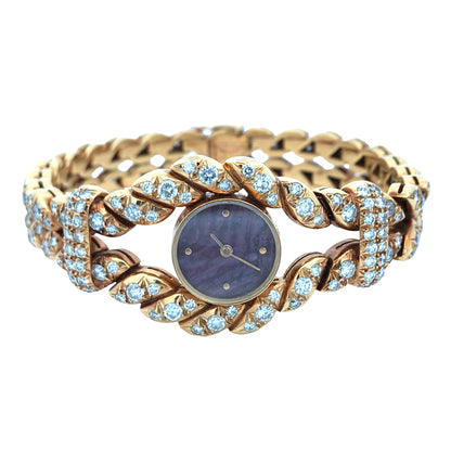 Mauboussin, 18K Gold Diamond Lady's Watch Mauboussin