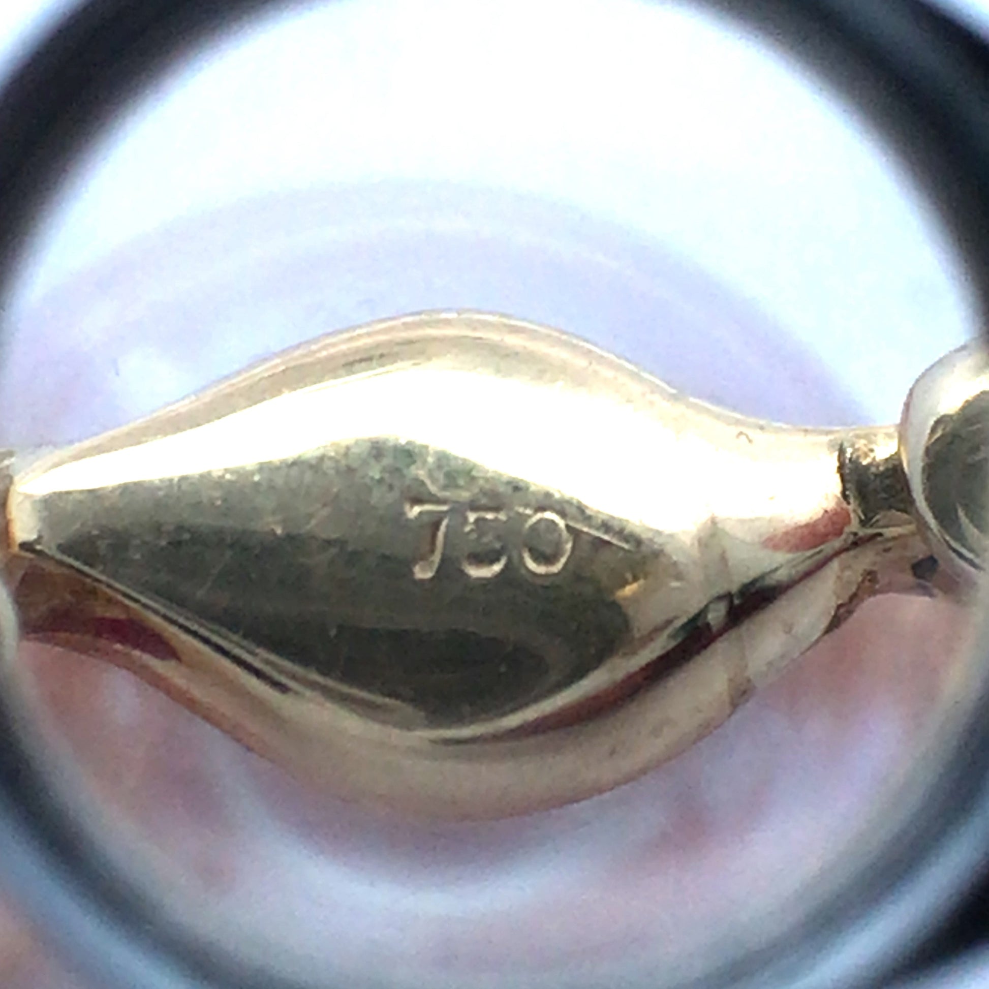 18K Gold Pearl Gemstone Diamond Necklace Lueur Jewelry