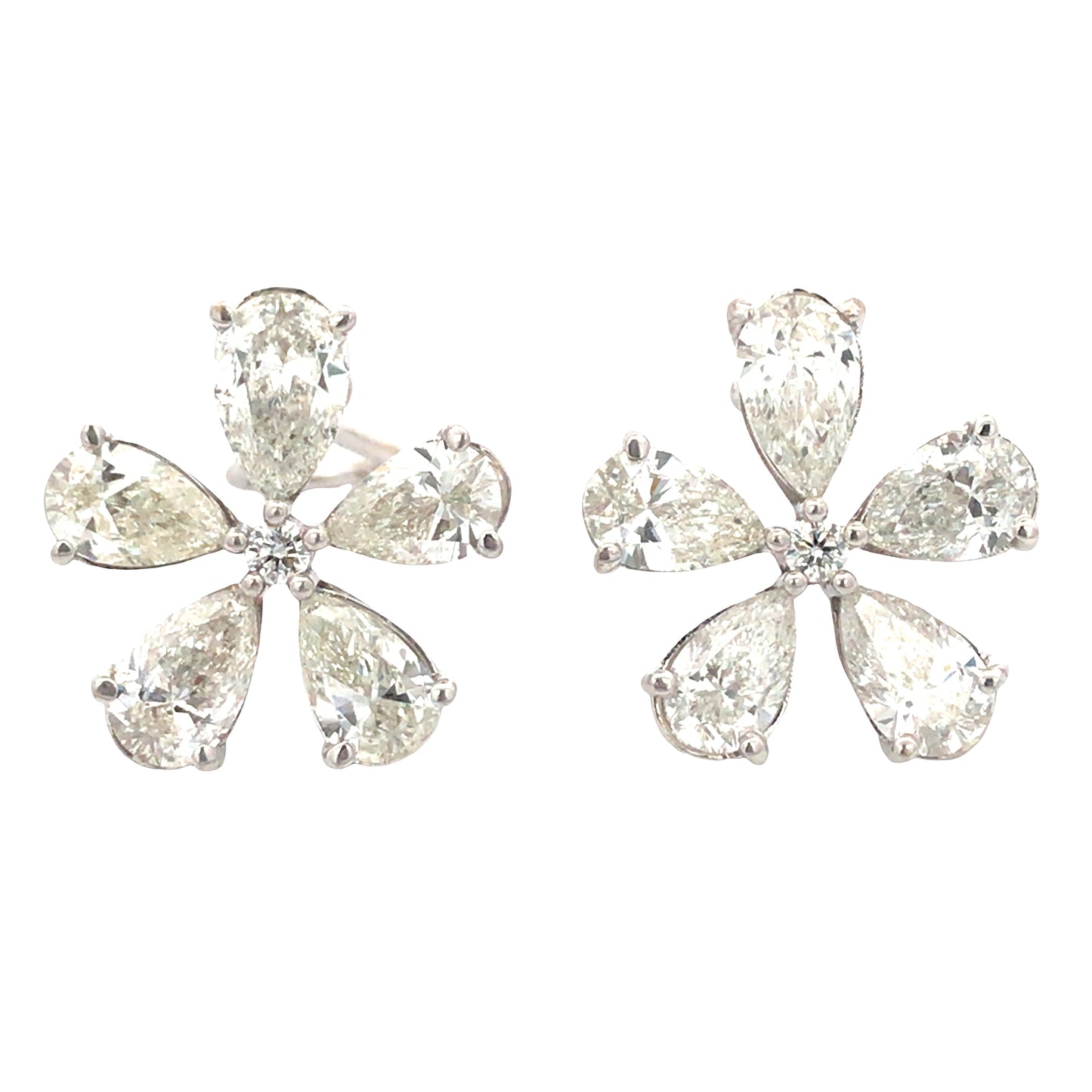 Gold Diamond Earrings Lueur Jewelry