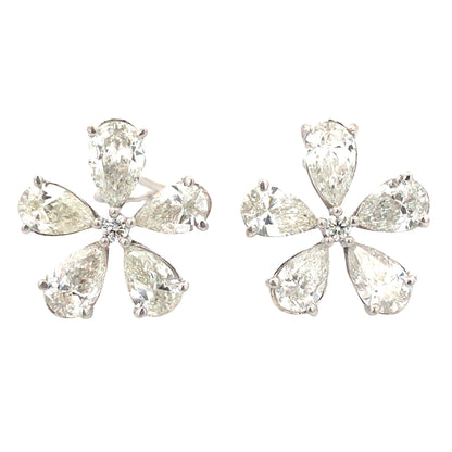 Gold Diamond Earrings Lueur Jewelry