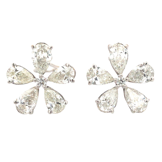 Gold Diamond Earrings Lueur Jewelry
