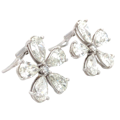 Gold Diamond Earrings Lueur Jewelry