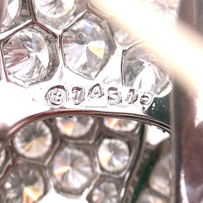 Oscar Heyman, Diamond Enamel Gardenia Brooch Oscar Heyman