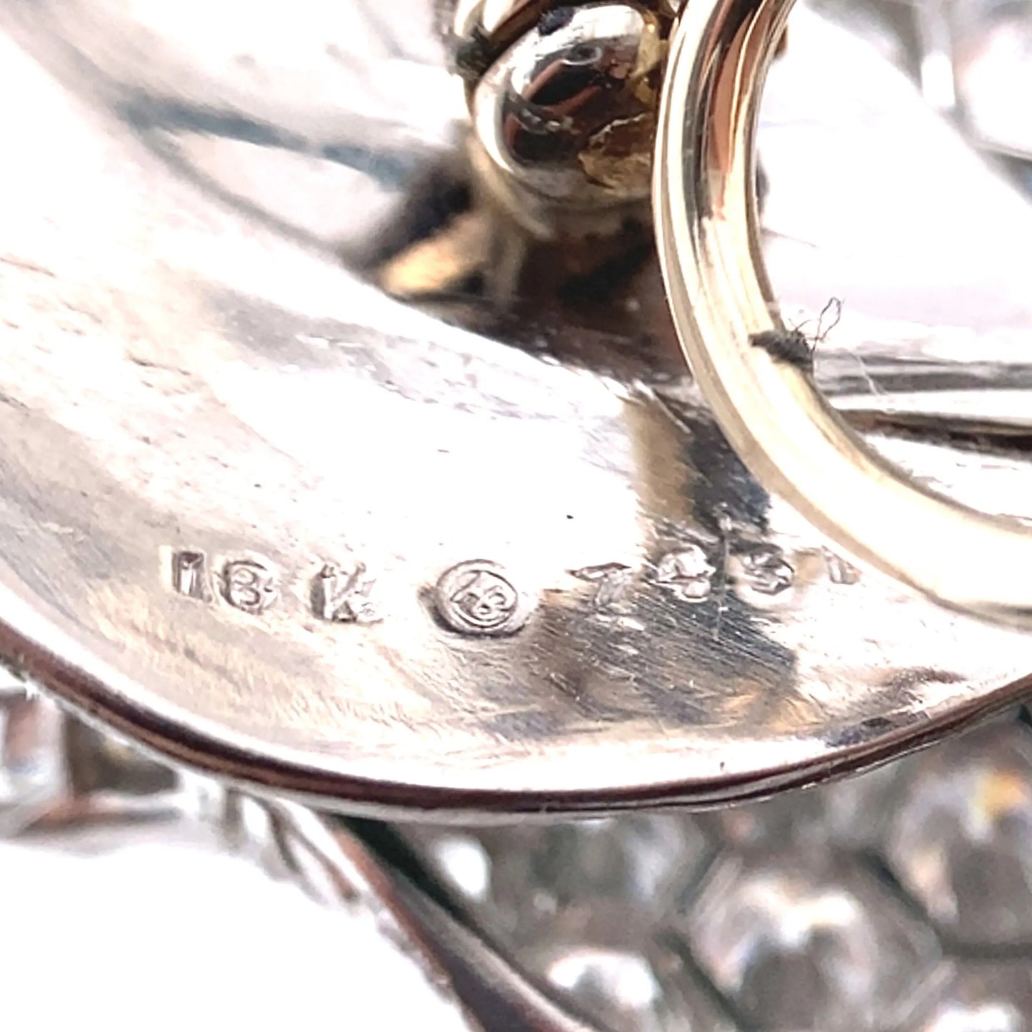 Oscar Heyman, Diamond Enamel Gardenia Brooch Oscar Heyman