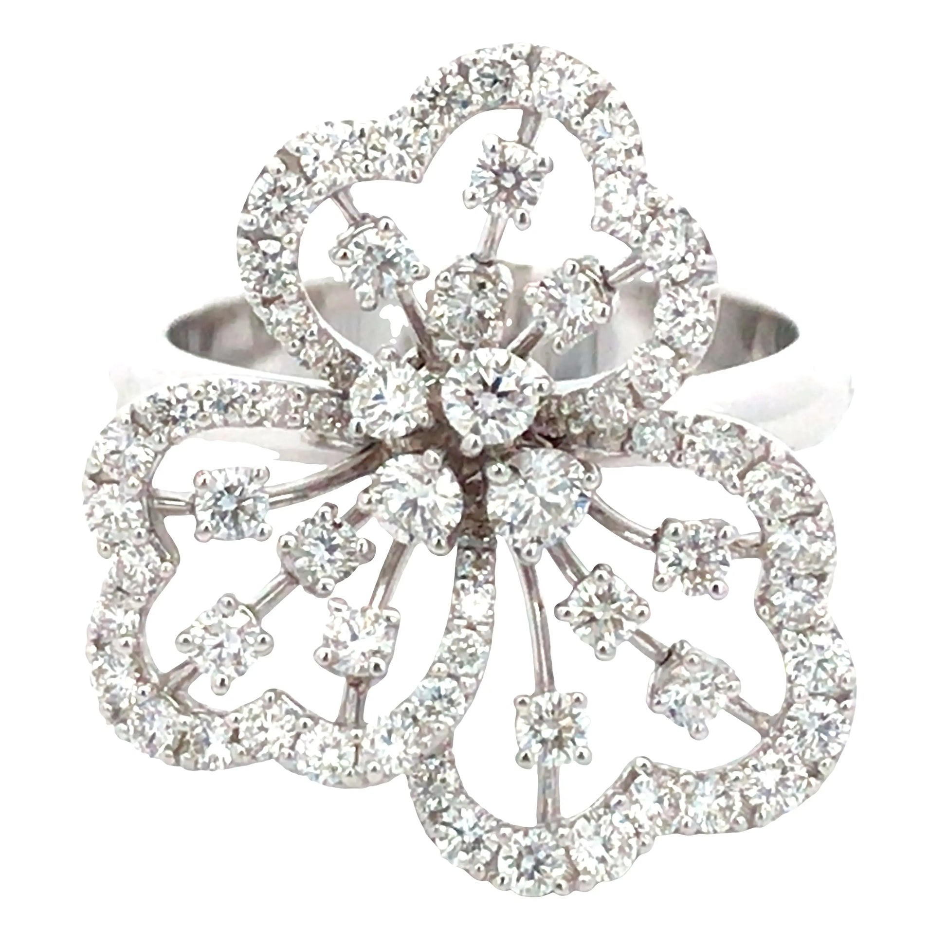 Ferri Firenze, 18K Gold Diamond Ring Ferri Firenze