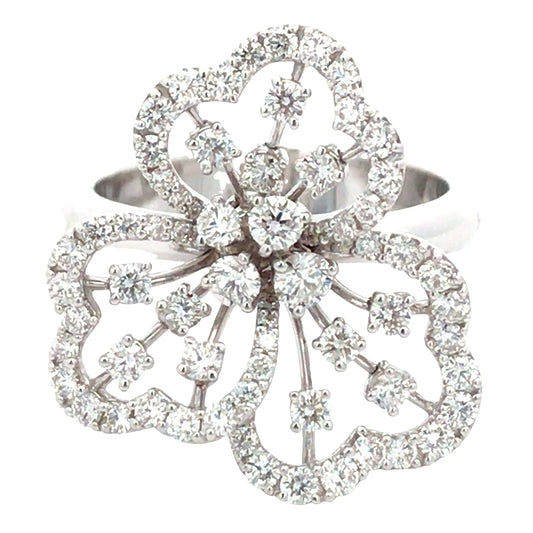 Ferri Firenze, 18K Gold Diamond Ring Ferri Firenze