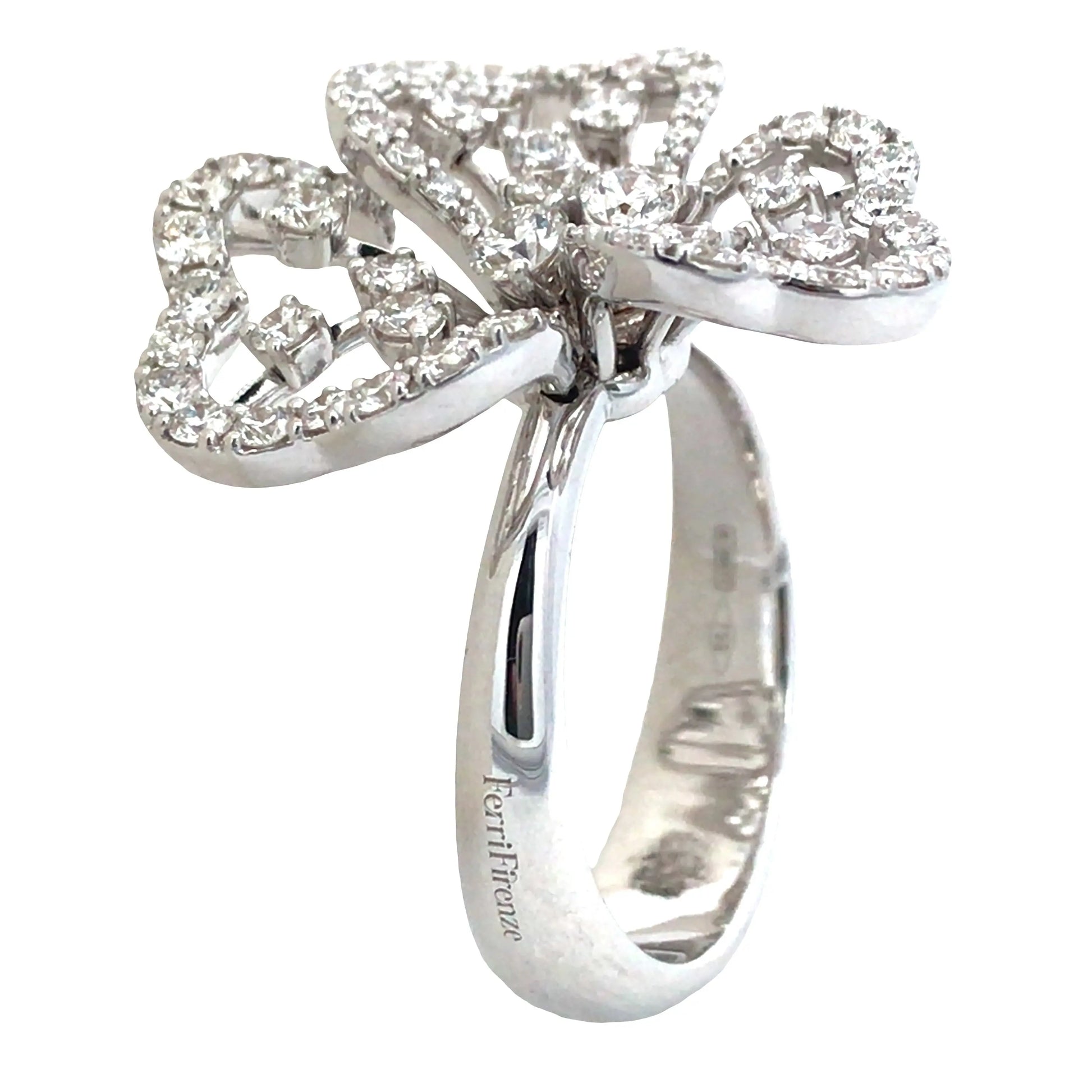 Ferri Firenze, 18K Gold Diamond Ring Ferri Firenze