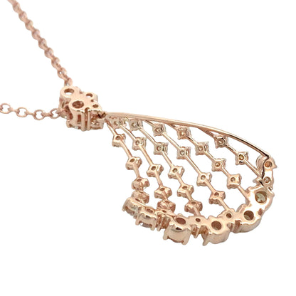 Ferri Firenze, 18K Gold Diamond Pendant Necklace Ferri Firenze