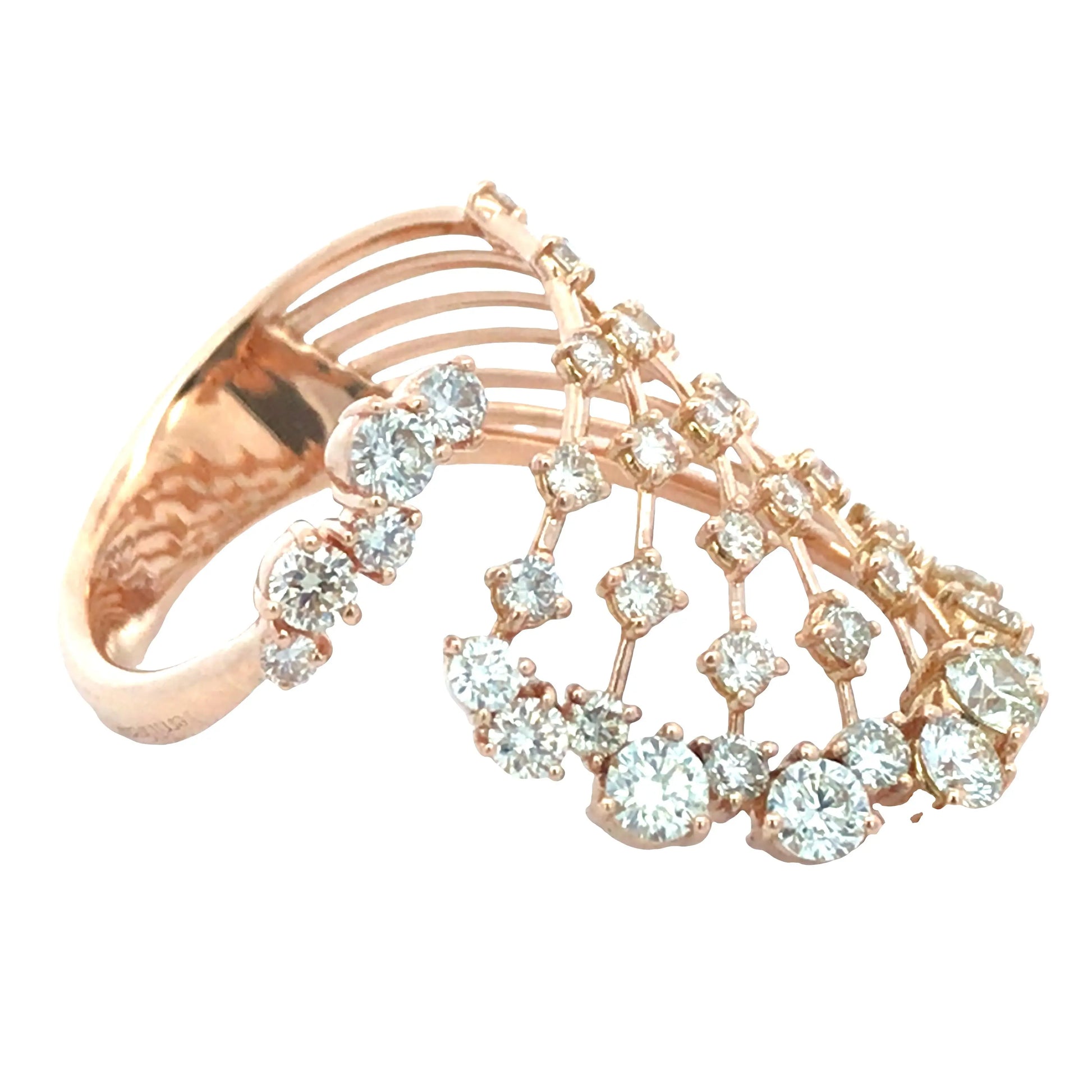 Ferri Firenze, 18K Gold Diamond Earrings Ferri Firenze