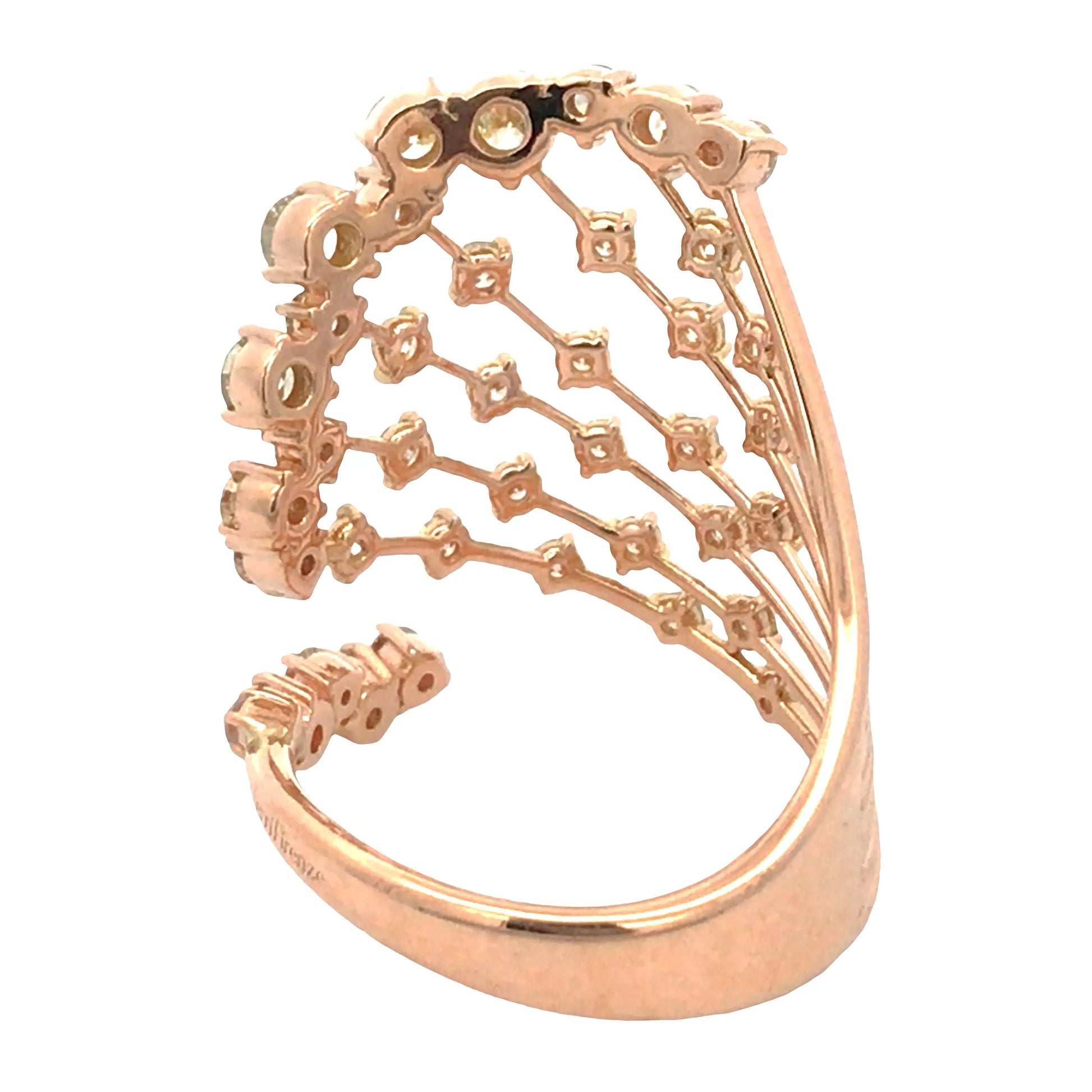 Ferri Firenze, 18K Gold Diamond Earrings Ferri Firenze