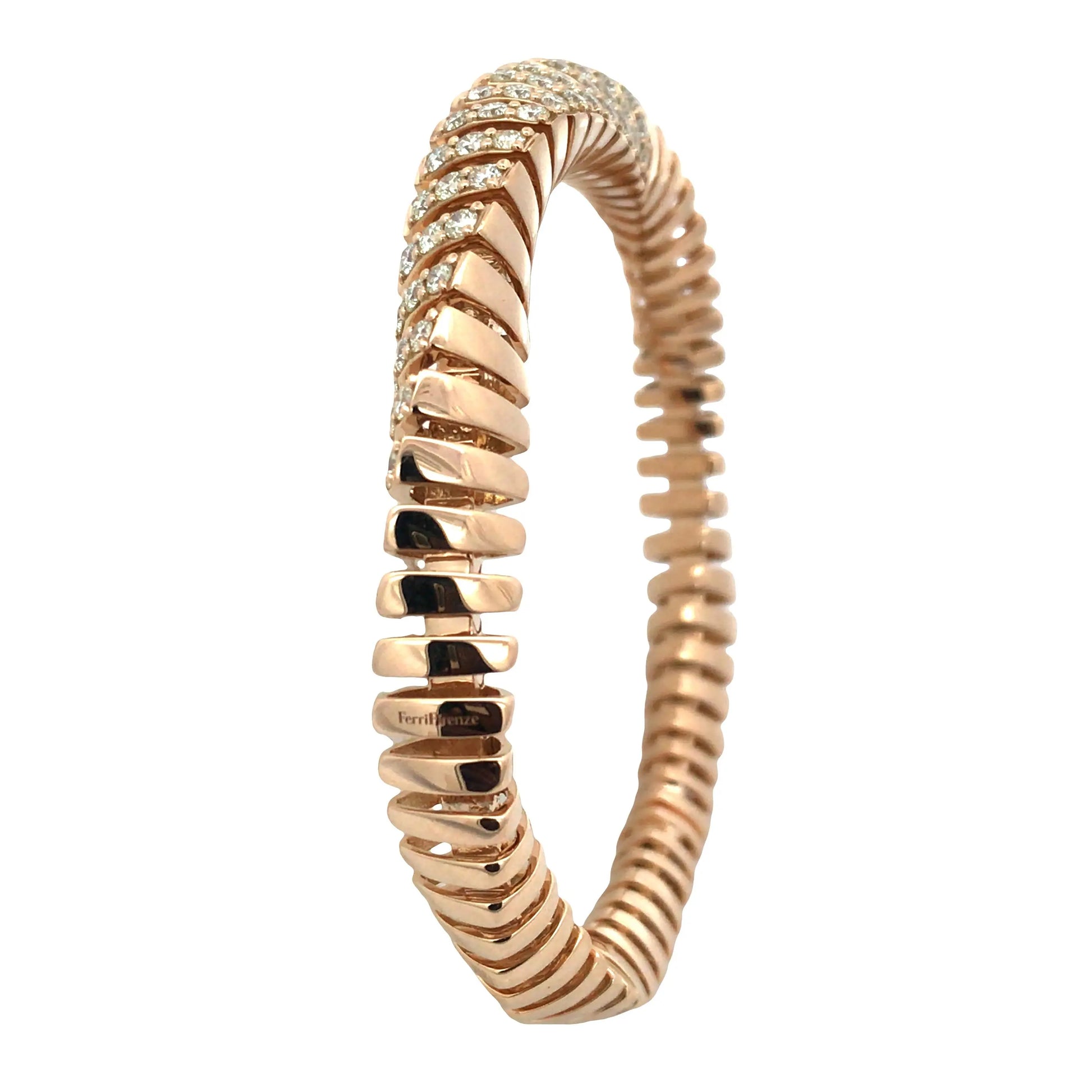 Ferri Firenze, 18K Gold Diamond Bangle Ferri Firenze