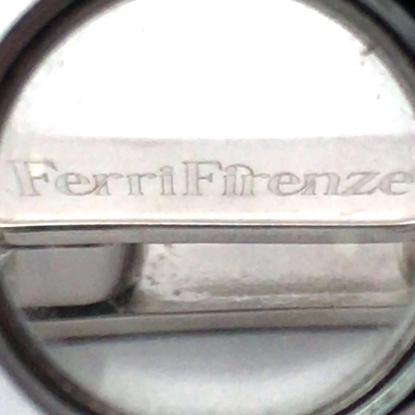 Ferri Firenze, 18K Gold Sapphire Diamond Pendant Necklace Ferri Firenze