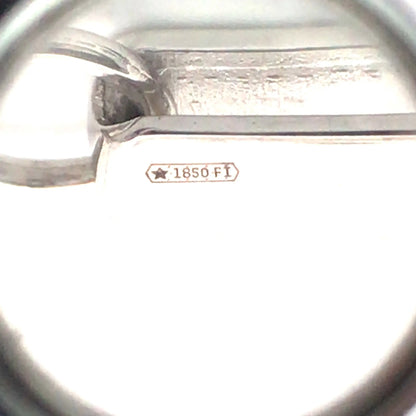 Ferri Firenze, 18K Gold Sapphire Diamond Pendant Necklace Ferri Firenze