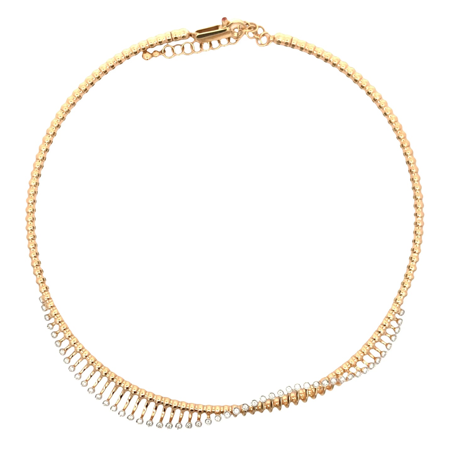 Ferri Firenze, 18K Gold Diamond Necklace Ferri Firenze