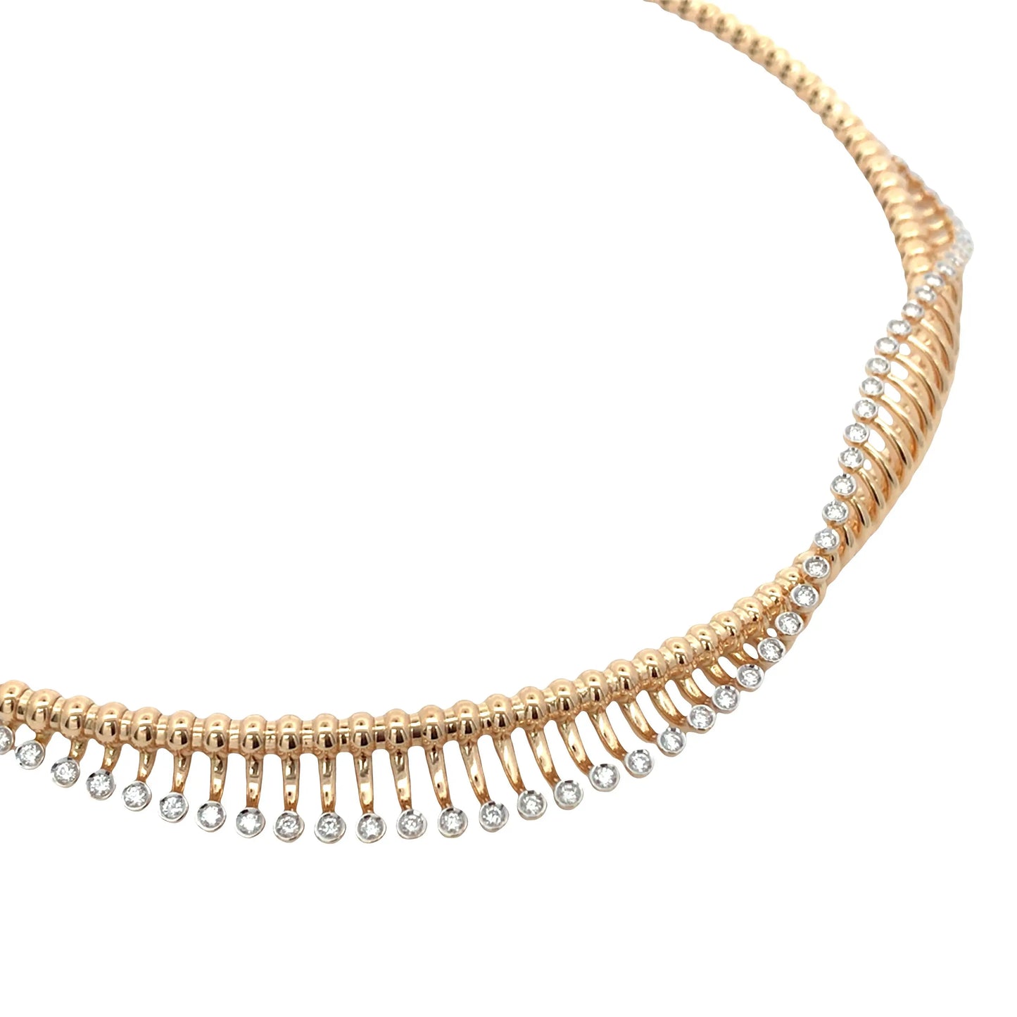 Ferri Firenze, 18K Gold Diamond Necklace Ferri Firenze