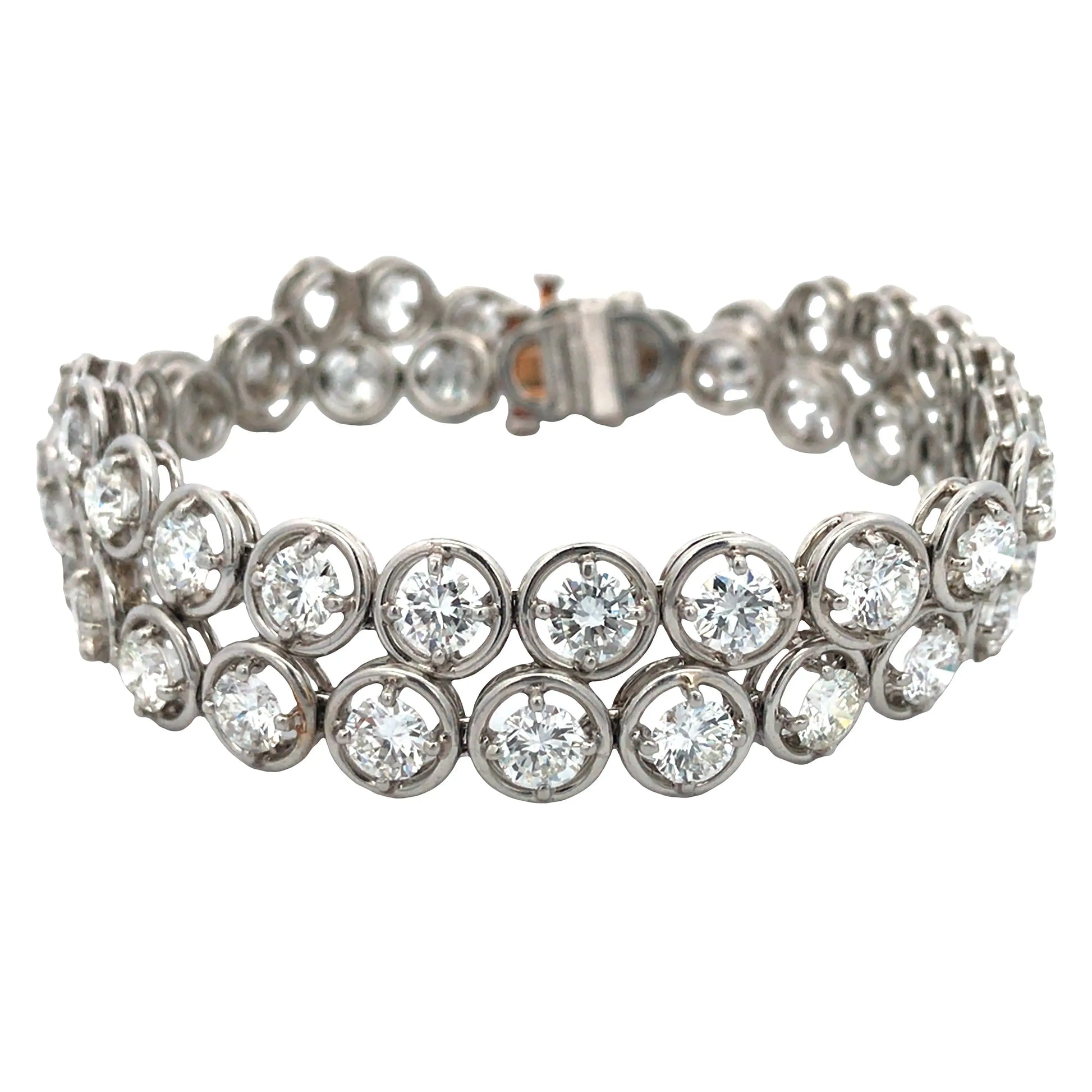 Tiffany, Platinum Diamond Bracelet, IAJA Tiffany