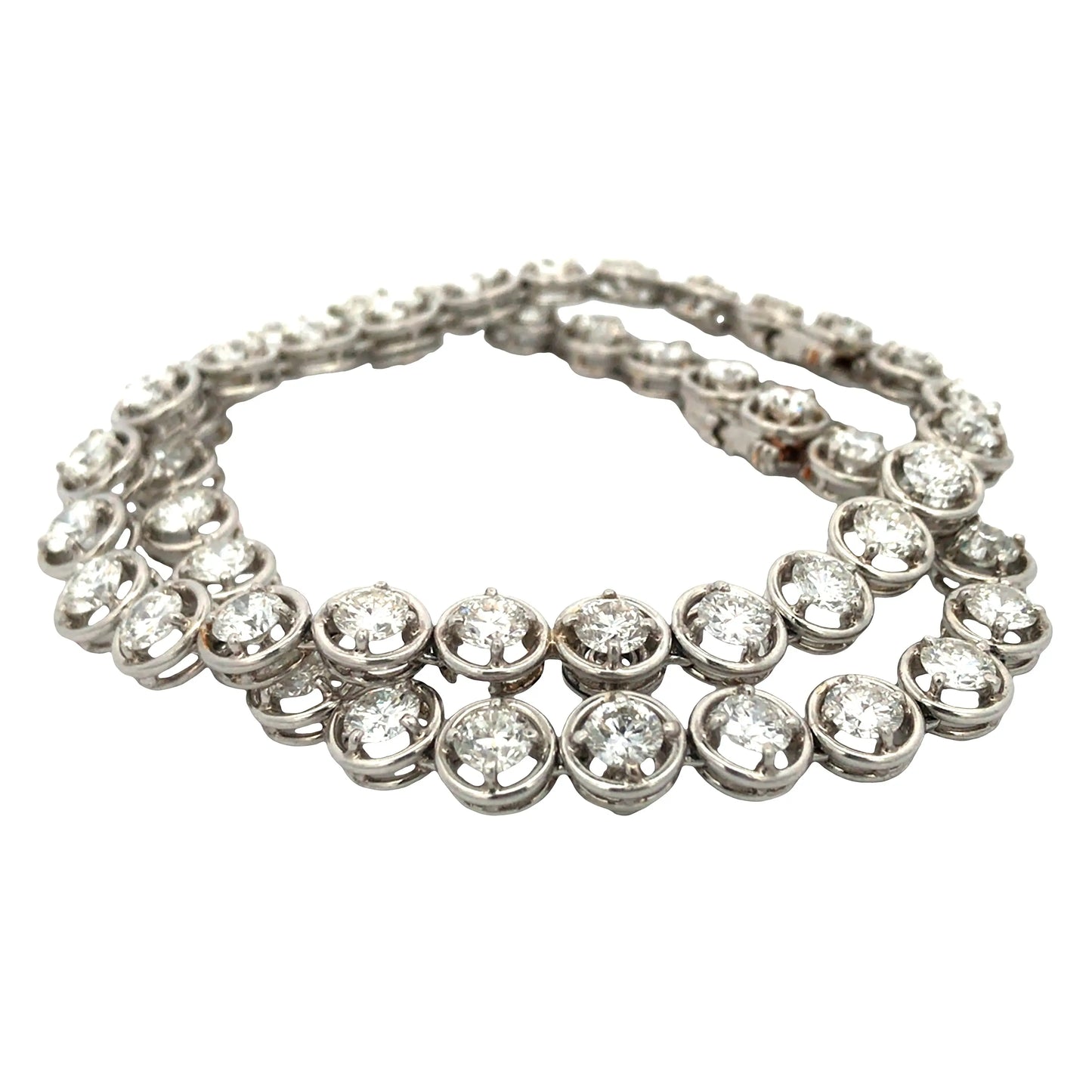 Tiffany, Platinum Diamond Bracelet, IAJA Tiffany