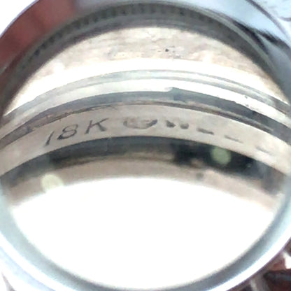 David Webb, Platinum Gold Pearl Crystal Diamond Ring and Earrings David Webb