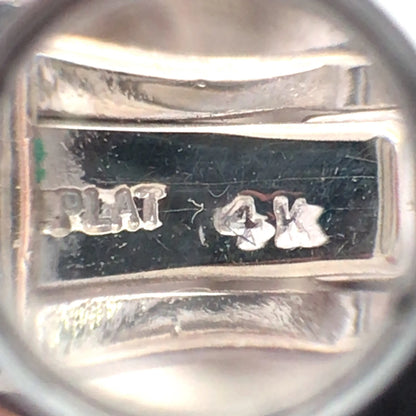 David Webb, Platinum Gold Pearl Crystal Diamond Ring and Earrings David Webb