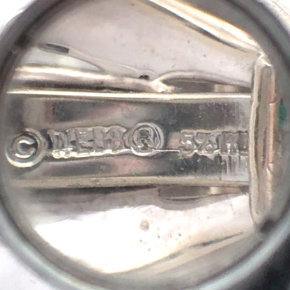 David Webb, Platinum Gold Pearl Crystal Diamond Ring and Earrings David Webb