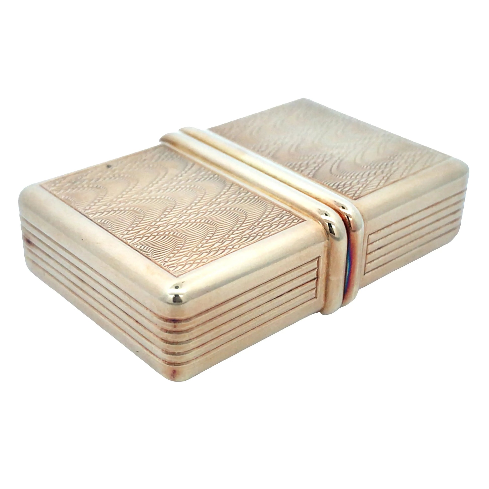 Asprey, 18K Gold Desk Clock Asprey