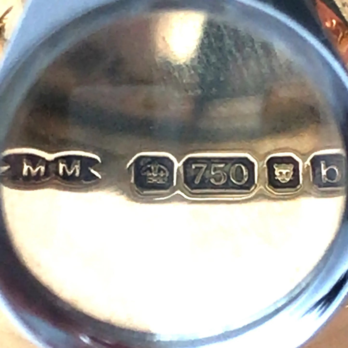 Asprey, 18K Gold Desk Clock Asprey