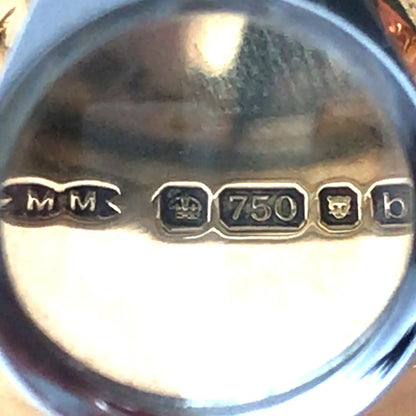 Asprey, 18K Gold Desk Clock Asprey